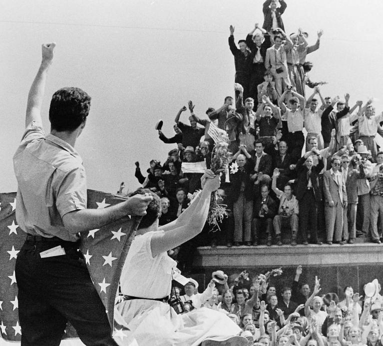 Il Festival della gioventù a Mosca, 1957.