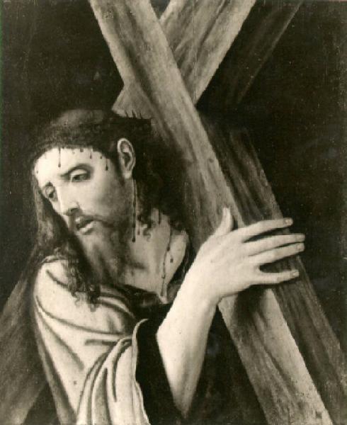 Nicolò Frangipani, Cristo portacroce, post 1550 - ante 1574, Musei Civici di Arte e Storia. Pinacoteca Tosio Martinengo, Brescia.