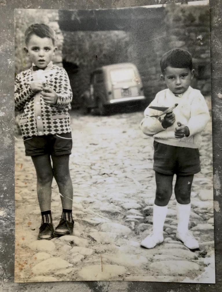 Giovanni Lindo Ferretti e Maurizio Sentieri bambini.