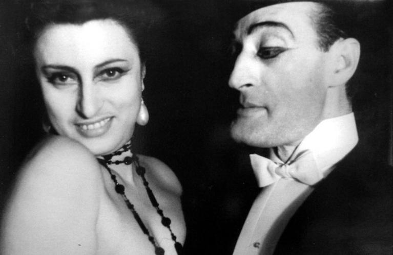 Totò con Anna Magnani, negli anni Quaranta.
