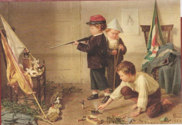 Gioacchino Toma, Piccoli patrioti, 1862.