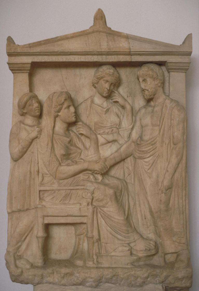 Grave stele of Damasistrate
