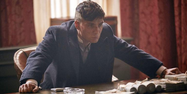 Cillian Murphy (Thomas Shelby) in “Peaky Blinders”.