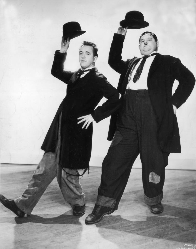 Foto pubblicitaria per il lancio del film “Way Out West”, 1937