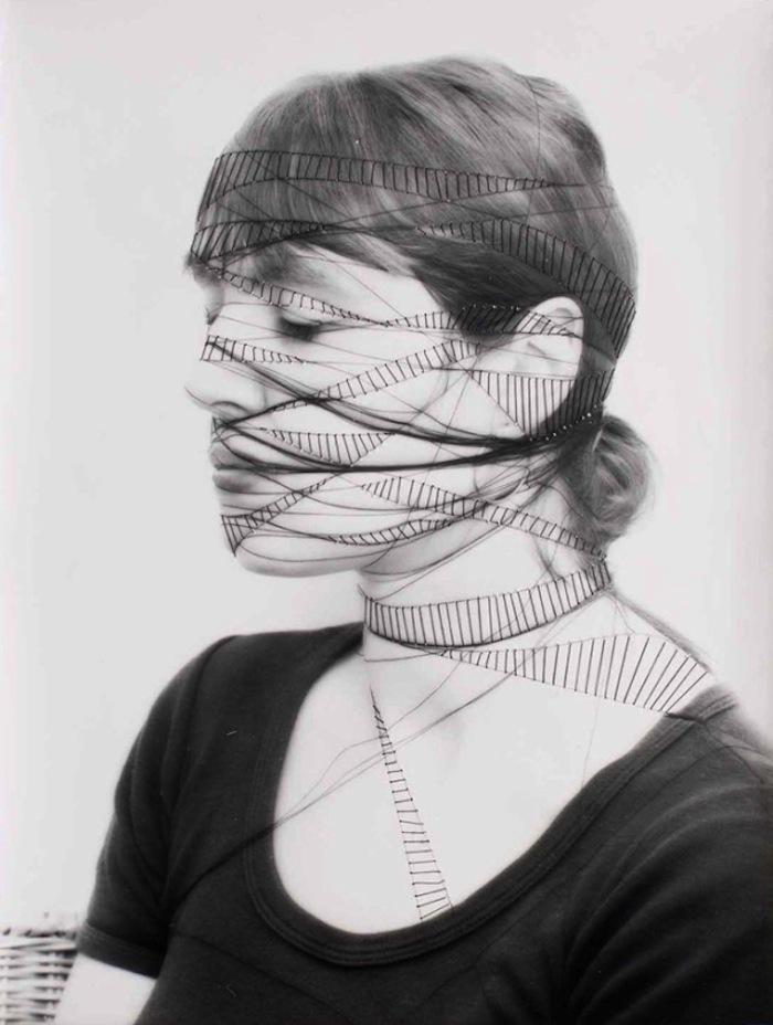 Annegret Soltau, “Serie Self”, 1975-76.