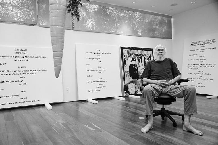 John Baldessari, 2015, courtesy Manfredi Gioacchini.