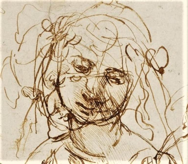 Leonardo Da Vinci, Madonna con bambino e Giovanni, 1778.