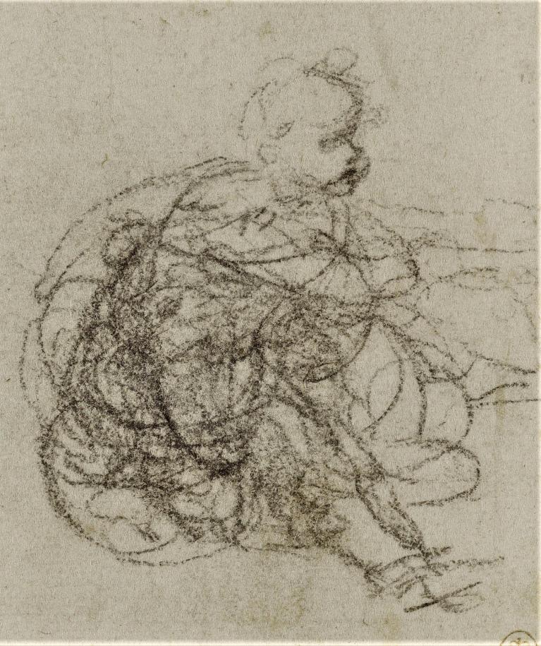 Leonardo Da Vinci, Studio per bambino con agnello, 1503.