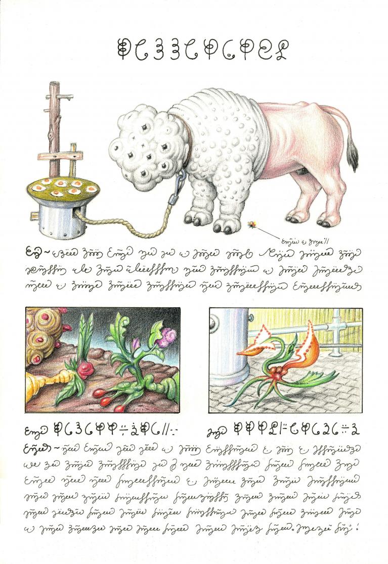 Luigi Serafini dal codex seraphinianus, 2006, courtesy dell'artista.