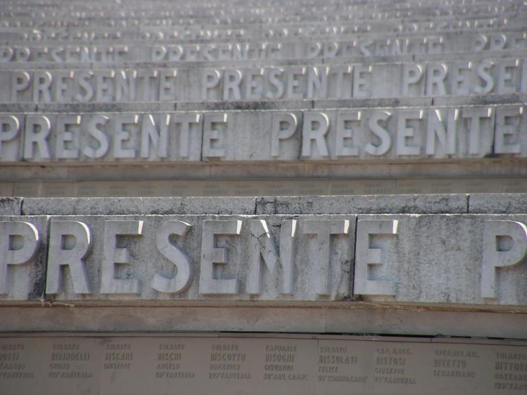 Sacrario militare di Redipuglia.