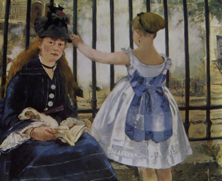 Manet, Le chemin de fer (1872-73).