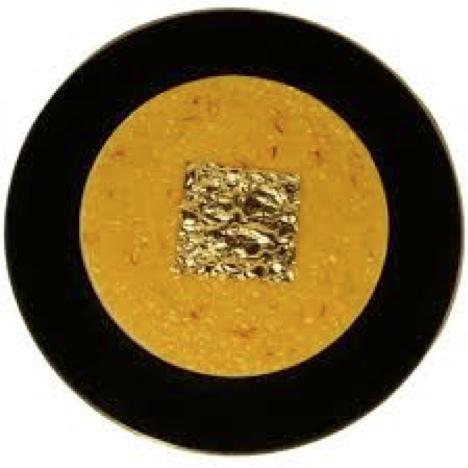Marchesi, risotto con lamina d'oro.