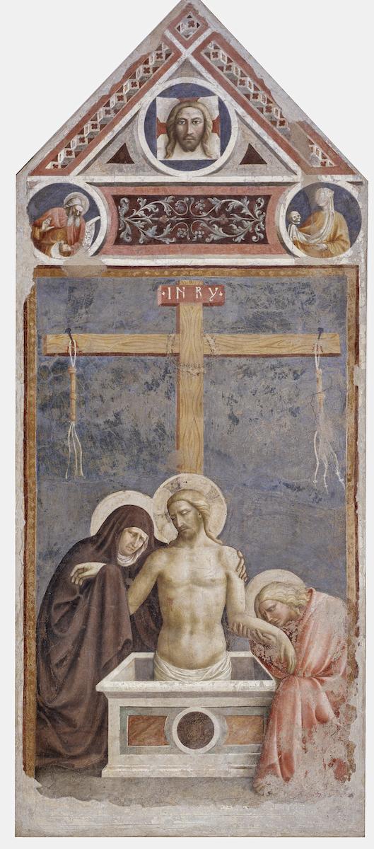 Masolino da Panicale, Cristo in pietà, 1424 circa.