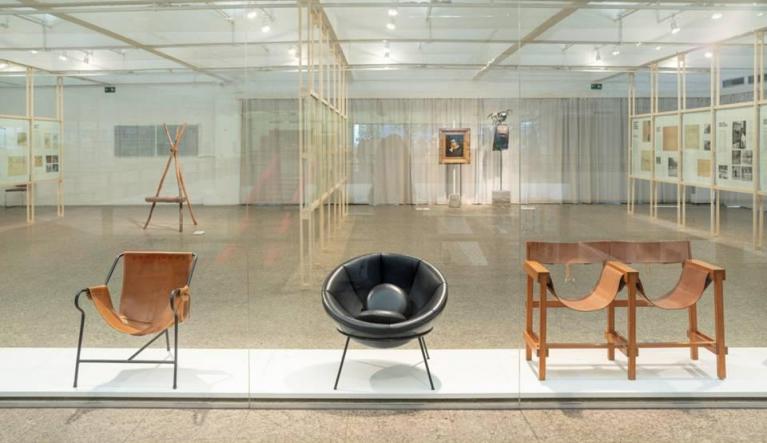 Uno scorcio della mostra Lina Bo Bardi: Habitat, in corso al Museu de Arte de São Paulo (MASP).