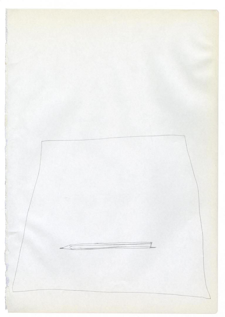 Disegno di un disegno di una matita.