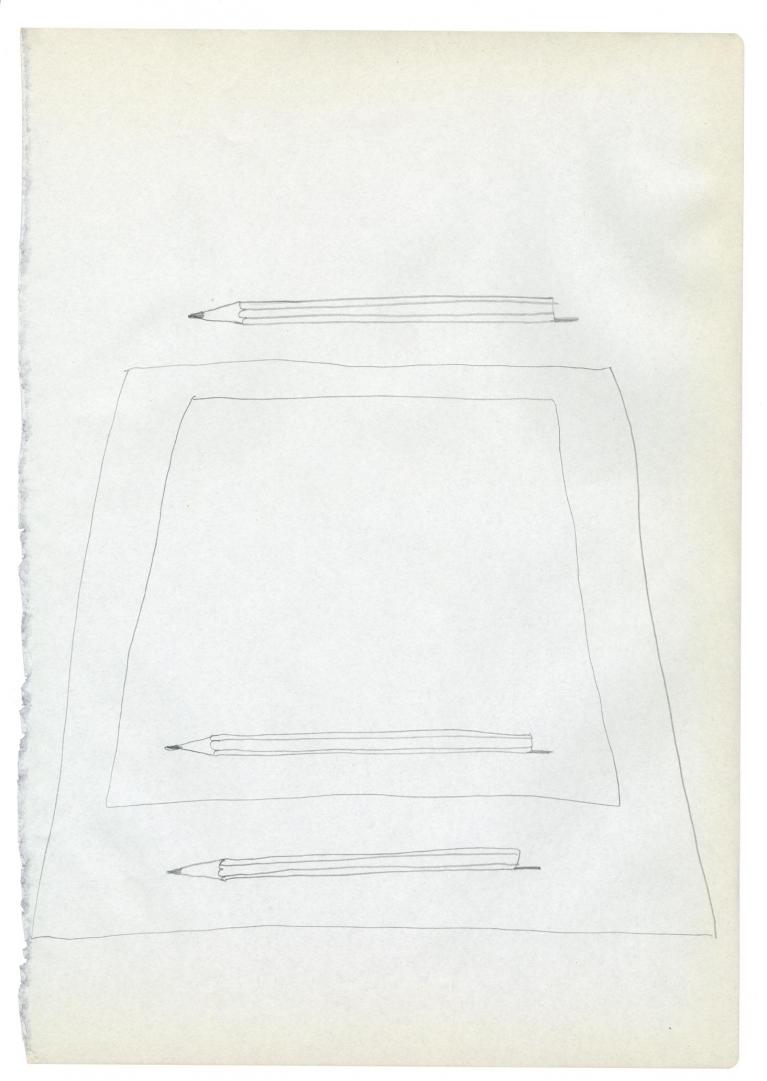 Disegno di una matita e di un disegno di un disegno di una matita.