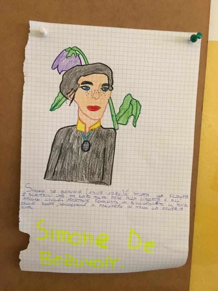 Simone De Beauvoir, Nada Khalfi.