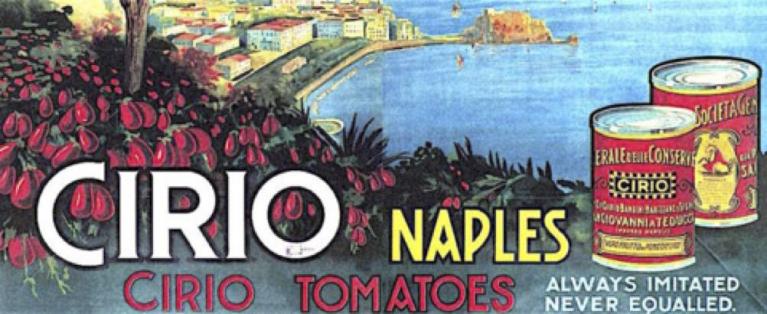 Cirio Tomatoes. Always imitated. Never Equalled.