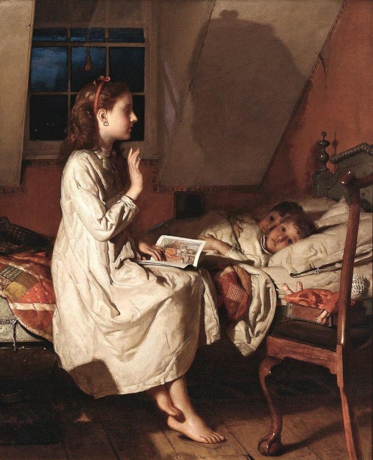Dipinto di Seymour Joseph Guy (1824-1854).