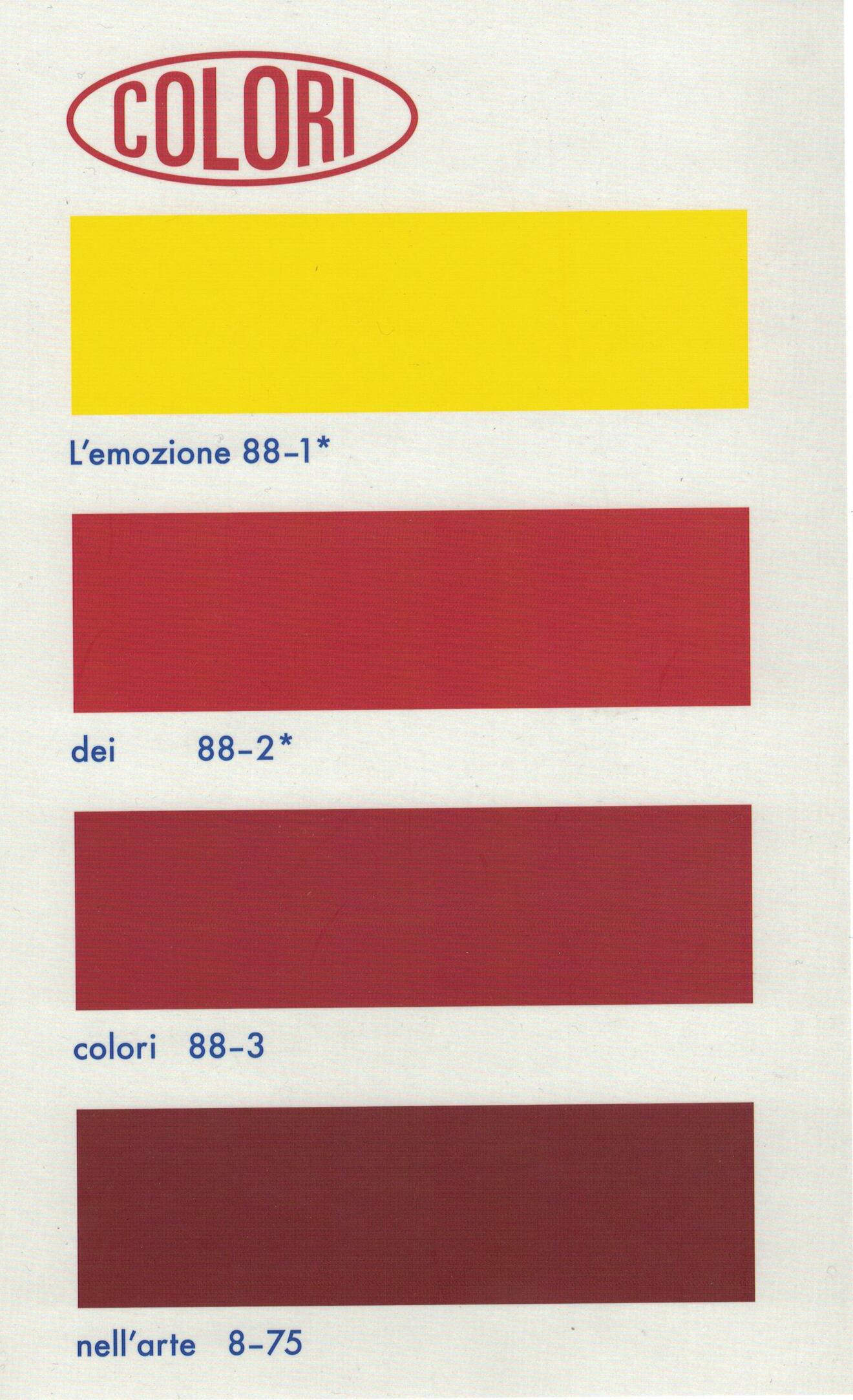 Lemozione Dei Colori Nellarte Doppiozero
