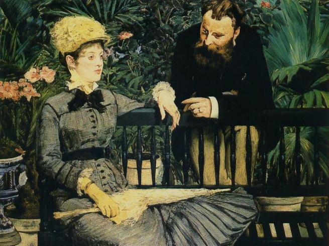 Édouard Manet, Nella serra, 1879