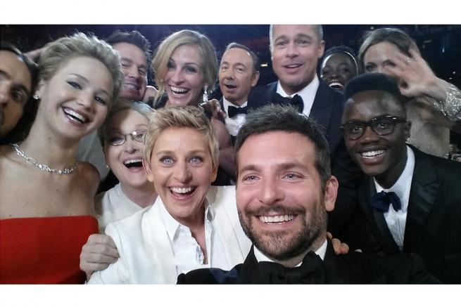 Ellen Degeneres, selfie notte degli Oscar 2014