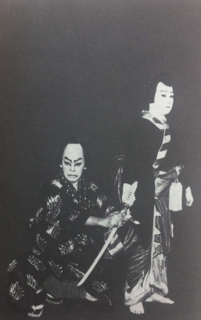 Bandō Mitsugorō IV e Nakamura Kichiemon I in un dramma di ambientazione storica 