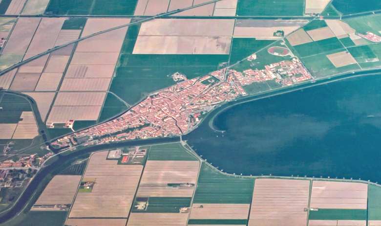 Comacchio dall'alto