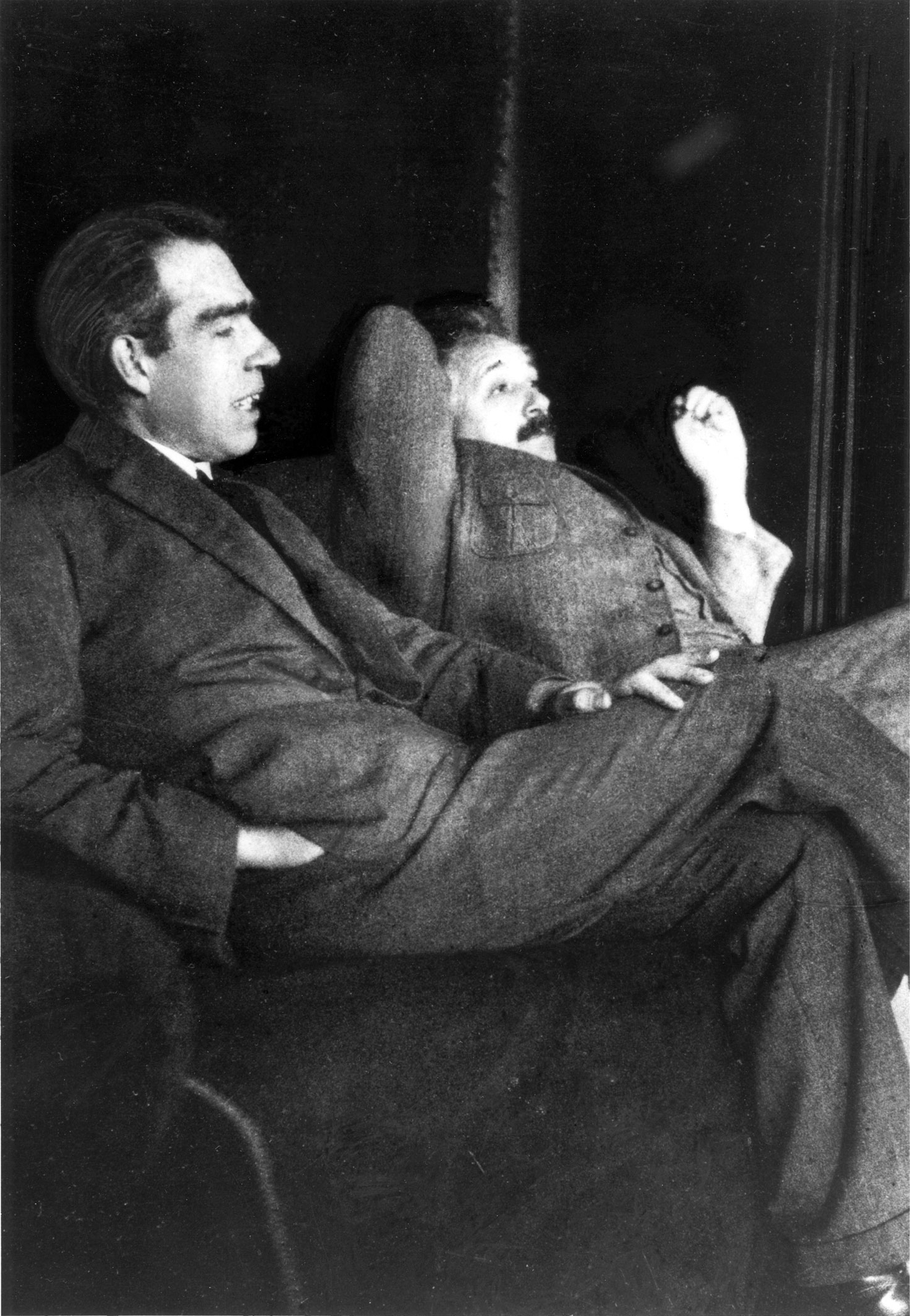 Albert Einstein e Niels Bohr
