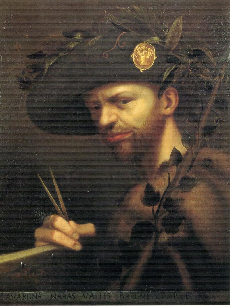 Giovan Paolo Lomazzo, Autoritratto, 1568, olio su tela, Pinacoteca di Brera, Milano