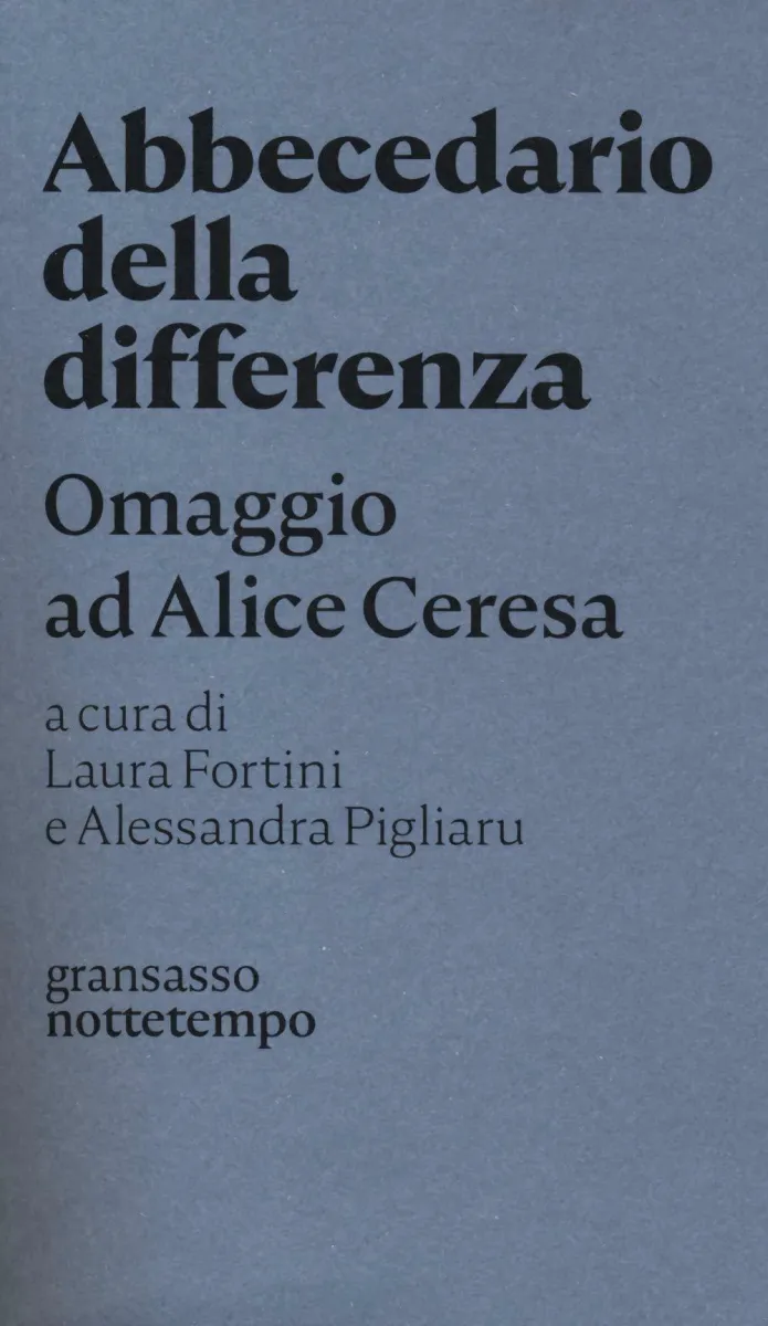 Alice Ceresa Disambientata Alessandro Bosco