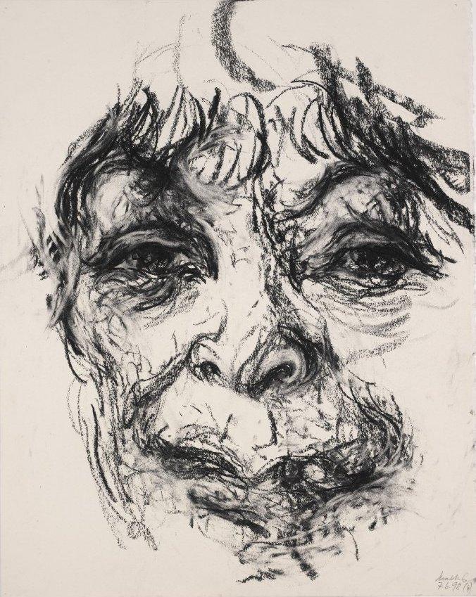 Maggi Hambling, Study of Henrietta Moraes, 1998.