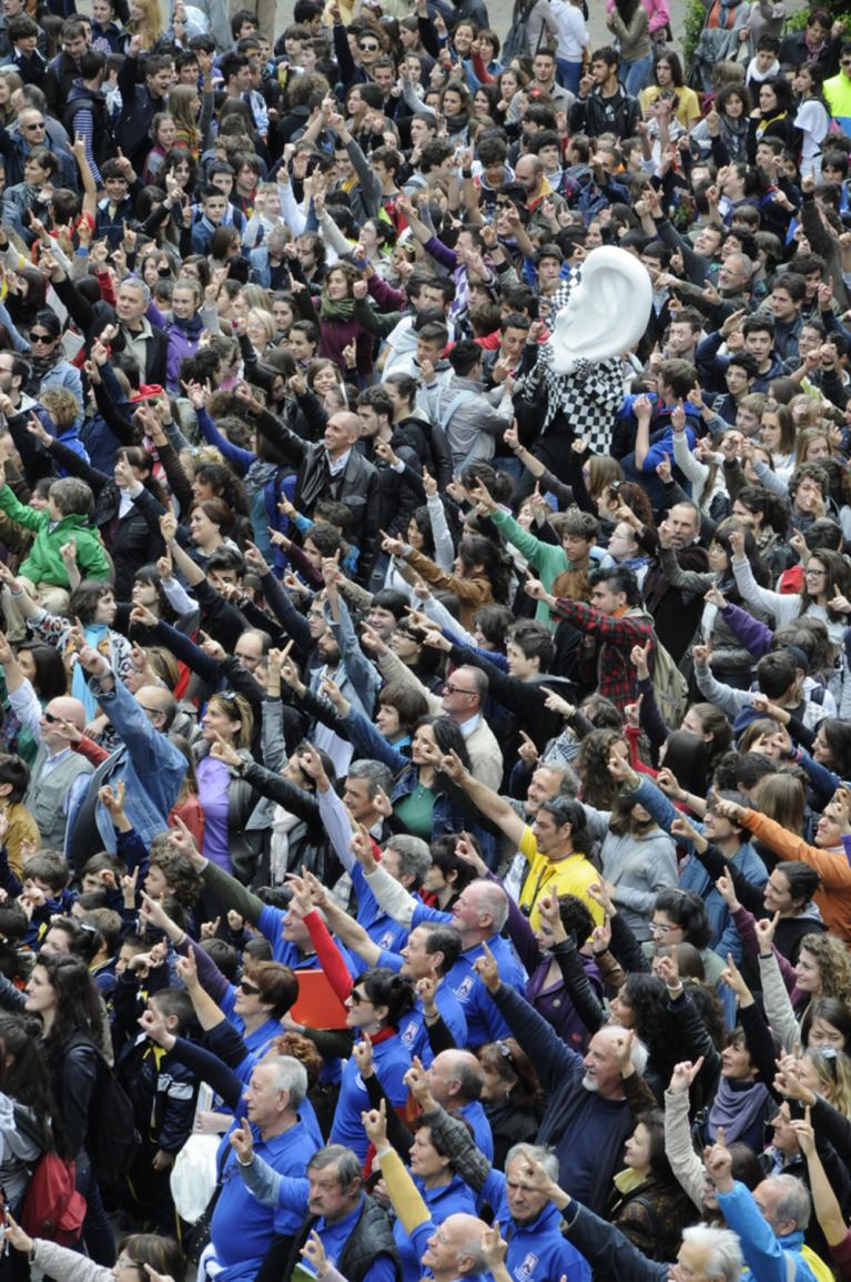 Mercuzio in piazza. Foto di Carlo Gattai