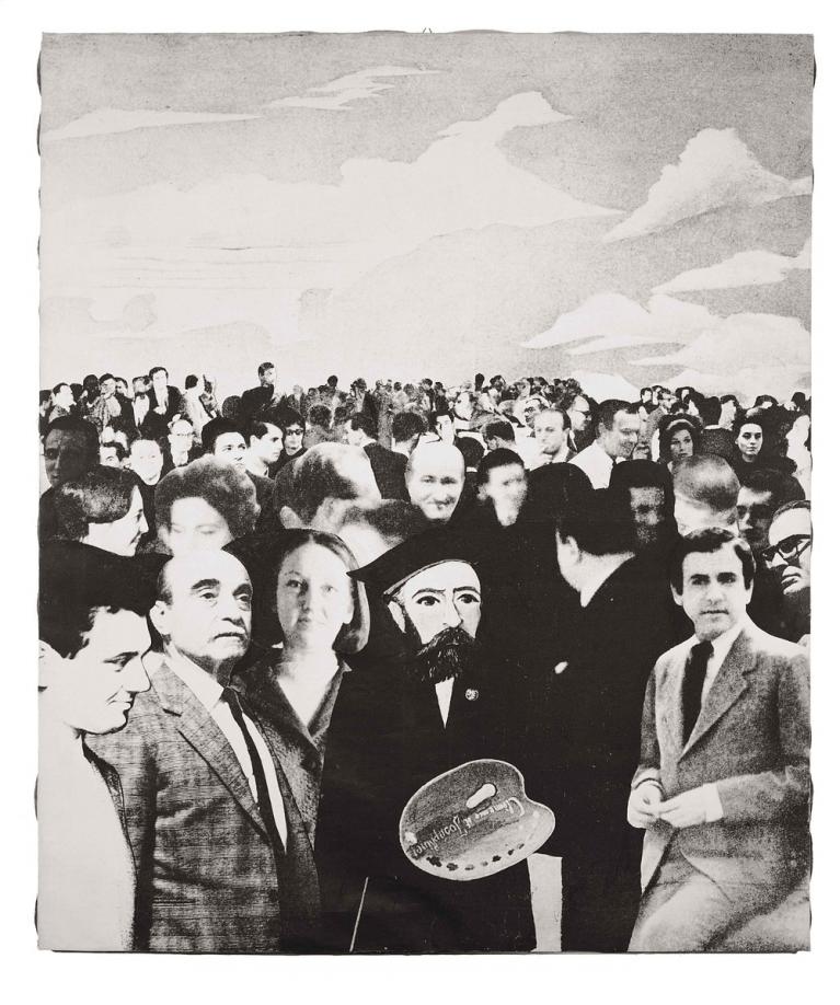 Giulio Paolini, Autoritratto con il Doganiere 1968