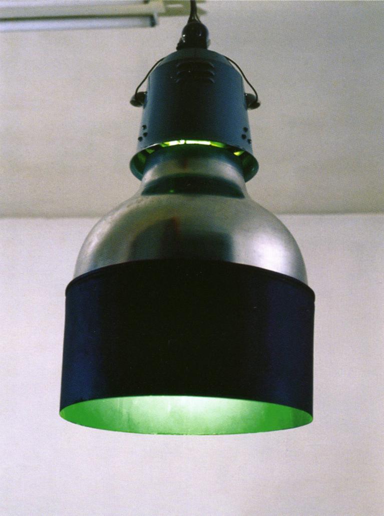Michelangelo Pistoletto, Lampada a mercurio,1965