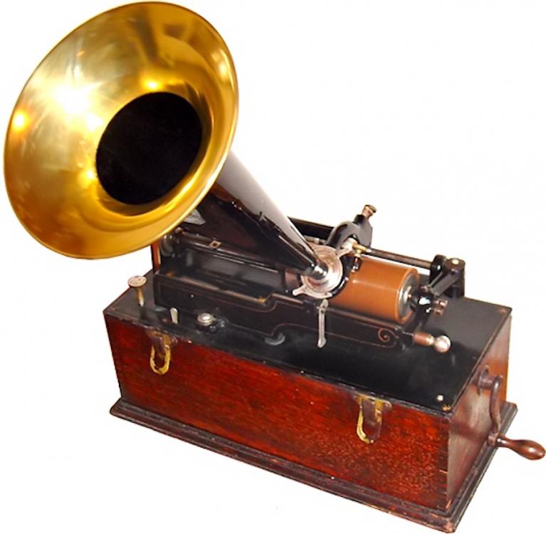 Fonografo di Edison.