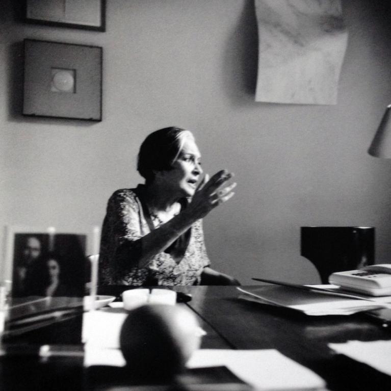 Lea Vergine, Milano 2006 - Ph. di Ramak Fazel