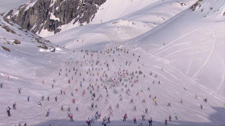 Walter Niedermayr, White Rush, 2010, Video (frame).