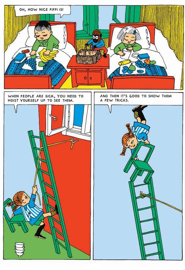 Pippi Longstocking di Astrid Lindgren e Ingrid Vang Nyman, comics usciti in America fra il 1957 e il 1959.