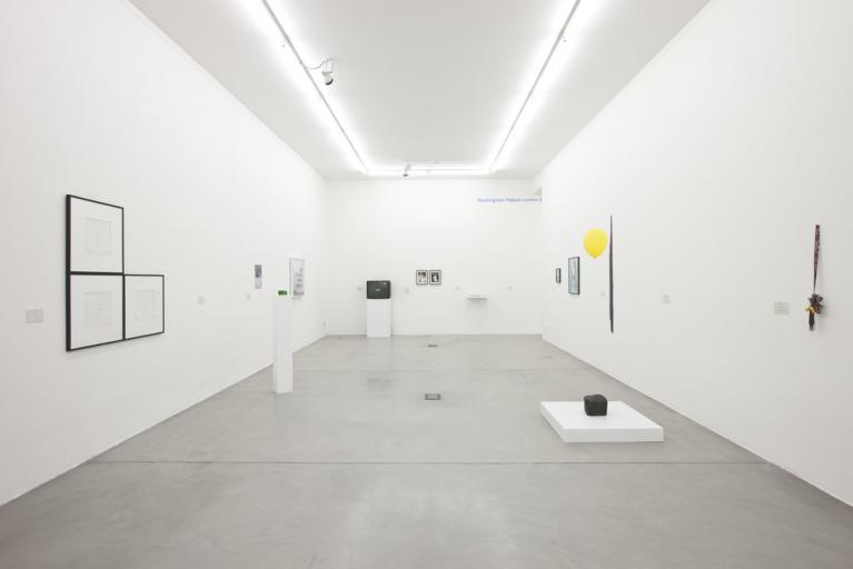 An Incomplete History of Incomplete Works of Art, 2012. Curated by Adam Carr. Exhibition view at Francesca Minini, Milan. Photo Agostino Osio.