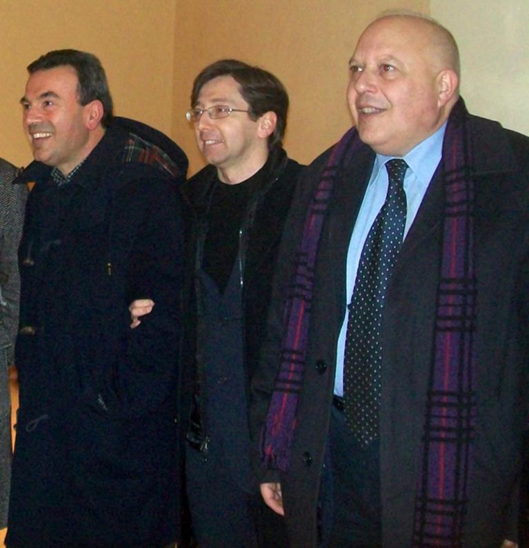 Nella foto: Gianni Speranza, Alberto Cassani, Tano Grasso.