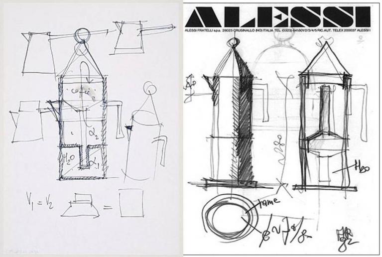 アルド・ロッシ La conica\" e altre caffettiere Caffettiera Espresso La Conica Disegnata da Aldo Rossi | Alessi