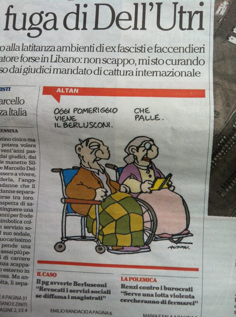 Altan da La Repubblica del 12 aprile 2014