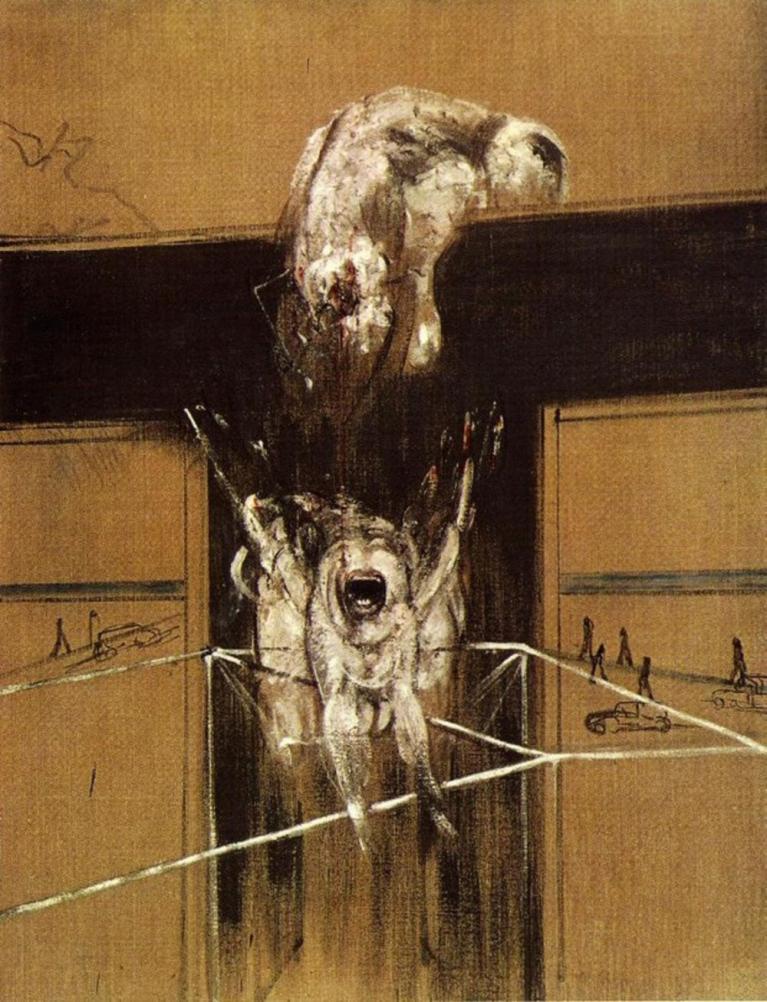 Francis Bacon, Frammento di una crocifissione, 1950