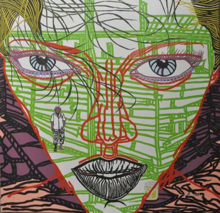 Boris Nzebo, Untitled, in Down Town (serie), 2013. Courtesy of the artist