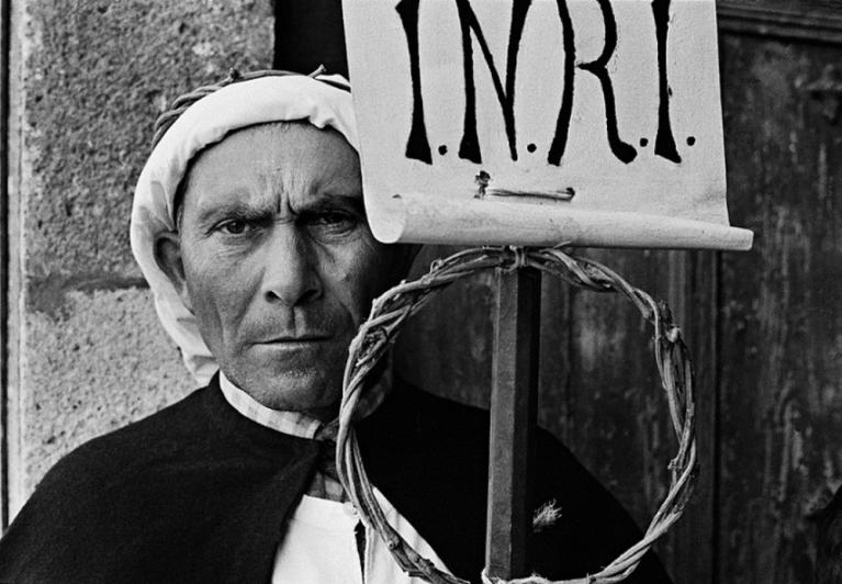Confratello della Settimana santa, Collesano, 1963
