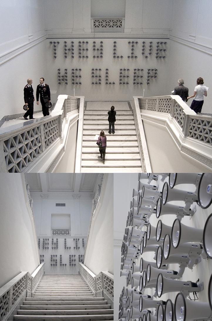 Elisabetta Benassi, They live we sleep, 2008, Roma, Quadriennale