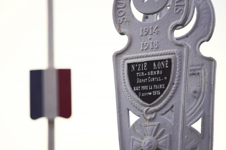 N'Zie Konè, mort pour la France. 9 settembre 1915.