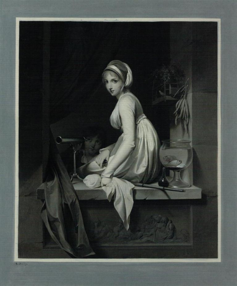 Louis-Léopold Boilly, Ragazza alla finestra, dopo il 1799, olio su tela, The National Gallery, Londra.