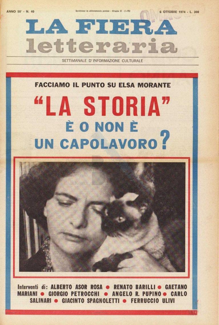 Elsa Morante e «L'anno della Storia»